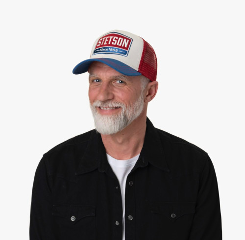 STETSON撞色设计休闲防晒鸭舌帽棒球帽网帽牛仔帽卡车帽百搭帽子