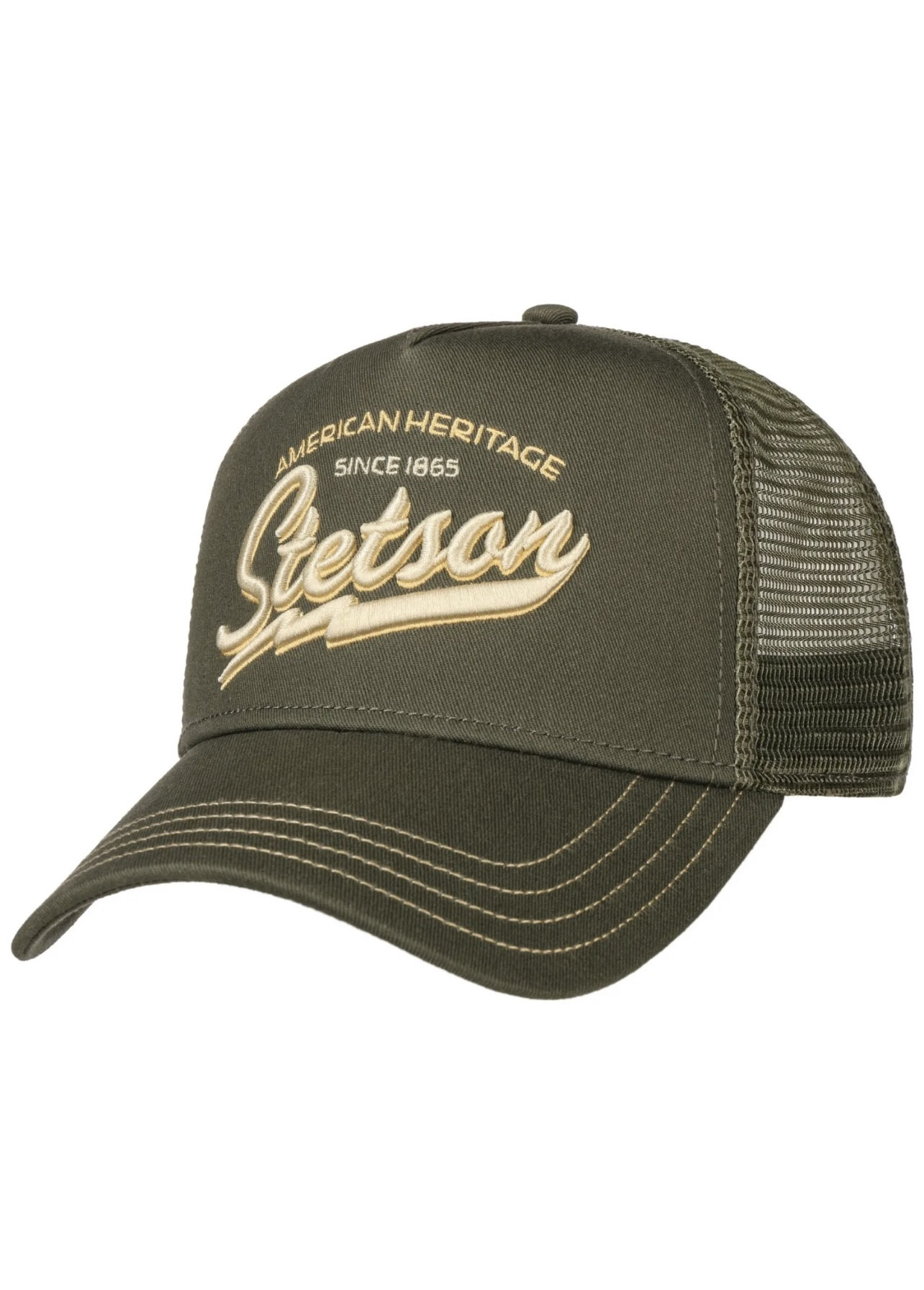 现货美国卡车司机帽可调节运动鸭舌网眼休闲宽檐棒球帽