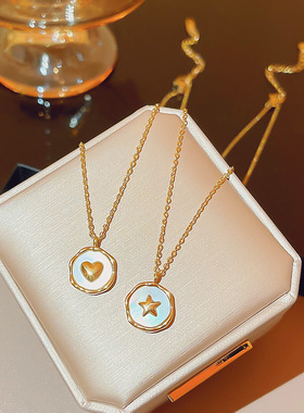 甜美可爱简约热销配饰时尚精致项链女百搭高级感小众设计感锁骨链