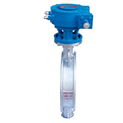 中国良固阀门304不锈钢D373W-16P涡E轮硬密封对夹式蝶阀DN50-DN30