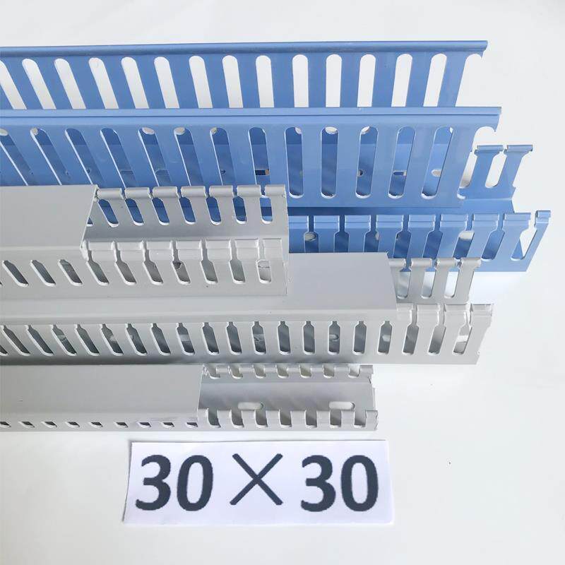 pvc塑料灰色电线线电ijm箱槽100 0 40 0 25线槽明装线槽阻燃行理5