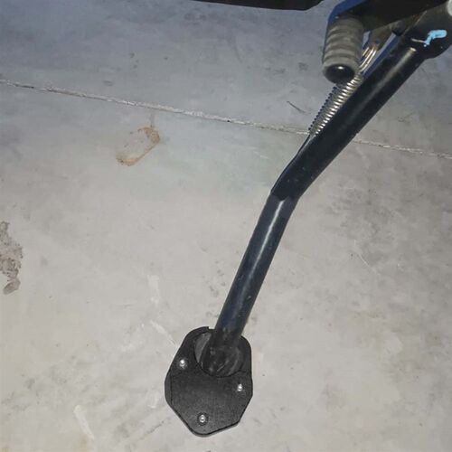 适用凯旋老虎660 Tiger Sport 660 改装边脚撑加大W底座侧撑加大