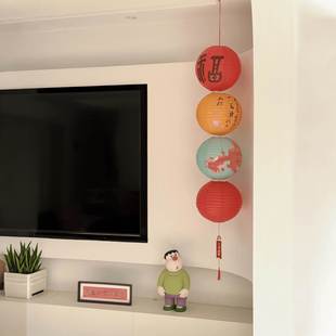 锦鲤灯笼串挂件装 饰品2025春节过新蛇年氛围感布置室内外门口店铺