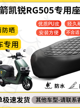 得着适用金箭凯锐RG505座套专用电动车坐垫防水加厚座垫减震舒适