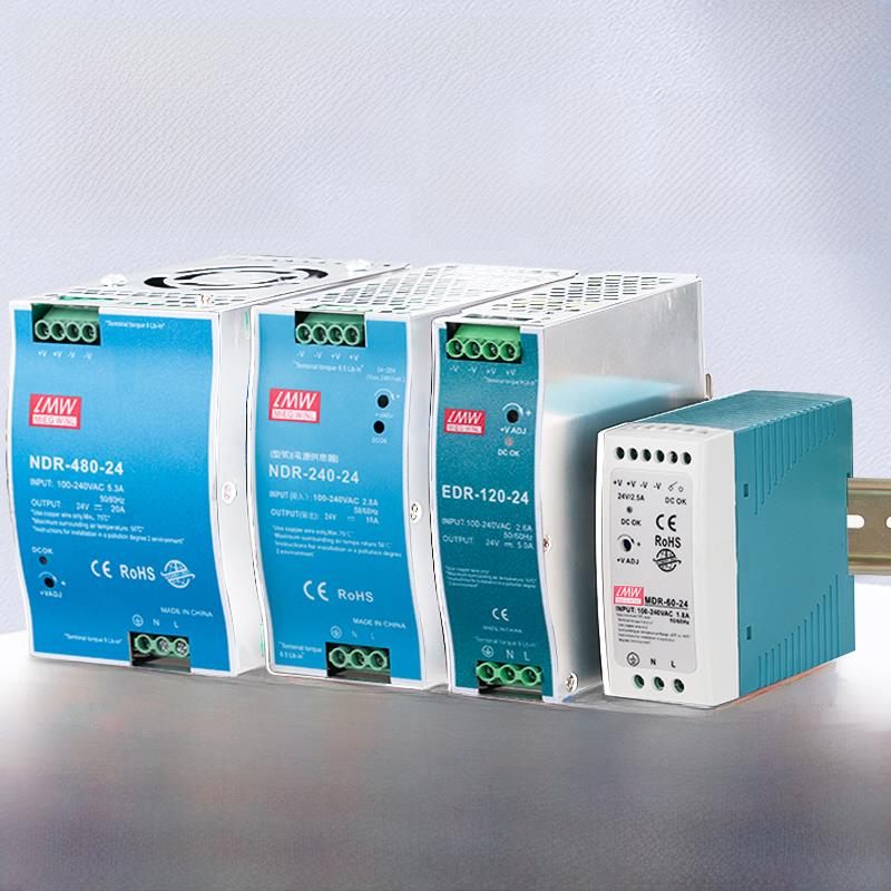 NDR-240-24直流120/75 24V/12V/48V导轨10A/5A开关电源MDR/EDR