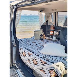 露营毯帐篷内装 饰地毯户外毛毯睡毯床毯房车毯后备箱垫布摆摊桌布