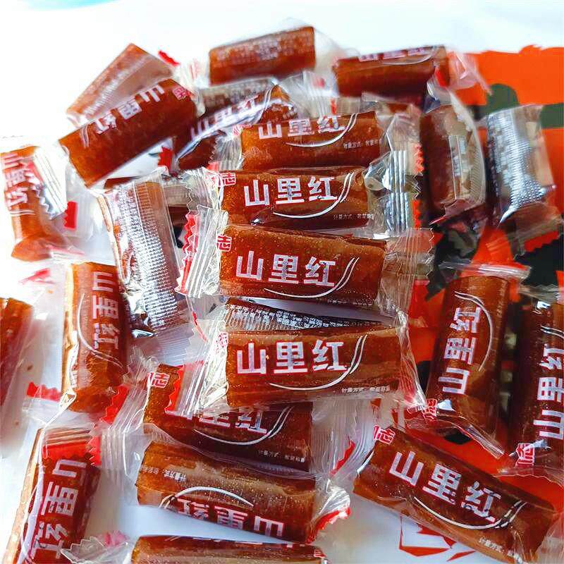 山里红 5斤凯志山楂果丹皮儿小时候老式北京酸甜开 胃康铁山楂卷