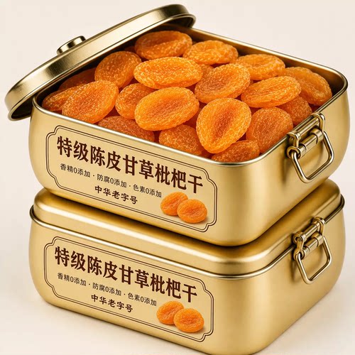 陈皮甘草枇杷干官方旗舰店正品福建云霄特产原味无添加孕妇零食