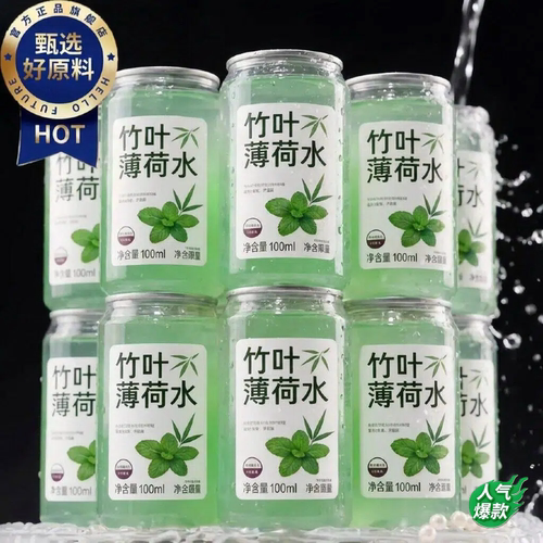 【薄荷清香】清热降火竹叶薄荷水