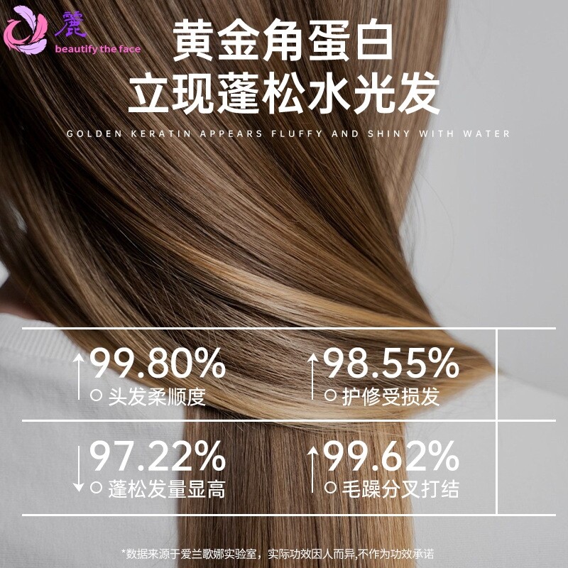 多肽角蛋白护发素持久留香修护染烫保湿干枯毛躁焦发膜发廊沙龙级