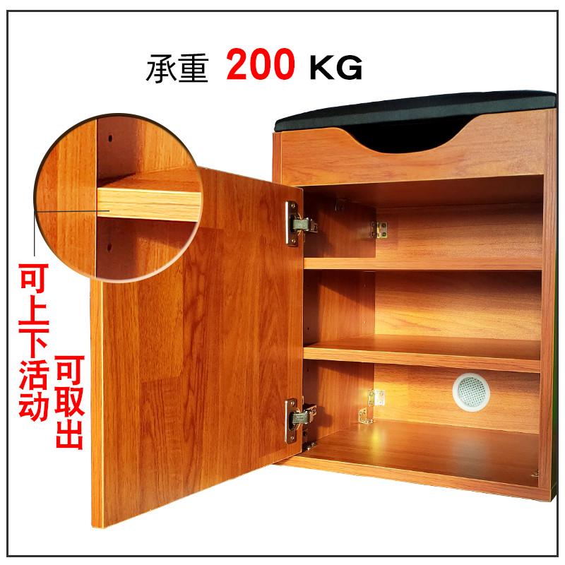 换鞋凳家用门口鞋柜可坐式简易收纳储物柜经济型进门软包坐垫凳子