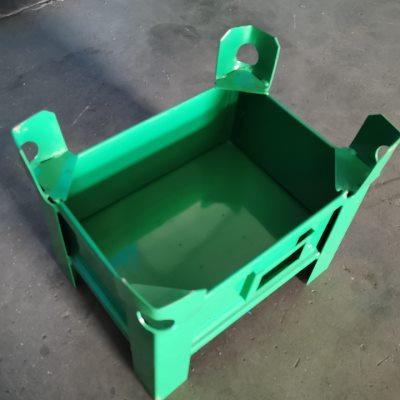 铁周转箱工业钢制周转箱铁皮箱加厚金属周转箱大铁箱子物料框产品