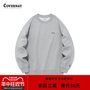 无帽套头衫 时尚 新品 Covernat2023秋季 休闲百搭宽松oversize卫衣男