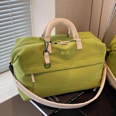 短途大容量行李袋干湿分离运动女单肩包轻便可套拉杆箱旅行登机包