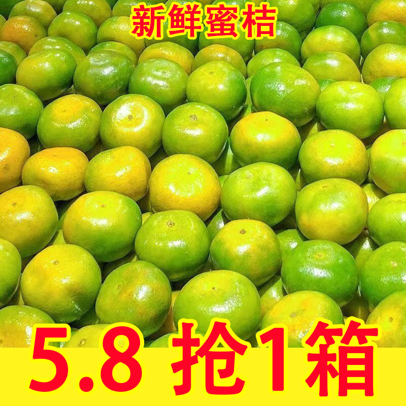 2025特早蜜桔新鲜水果9斤薄皮青皮桔子当季整箱橘子孕妇水果
