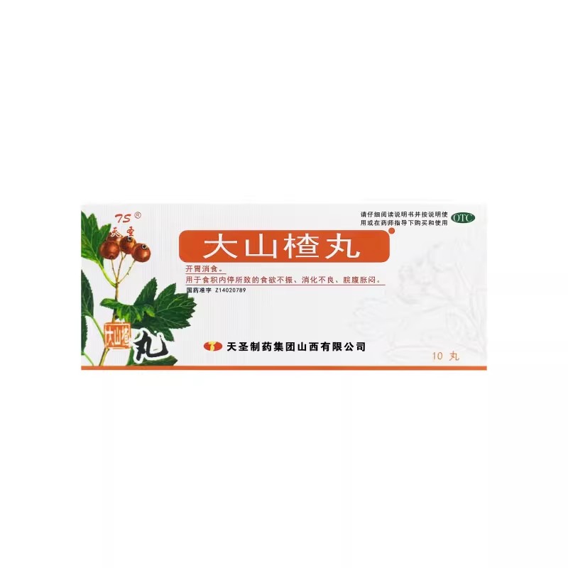 TS/天圣 9g*10丸/盒 大山楂丸 - 实物图
