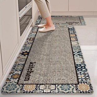 日本厨房地垫2025新款 防滑防油脚垫可擦免洗门口耐脏脚垫厨房地垫