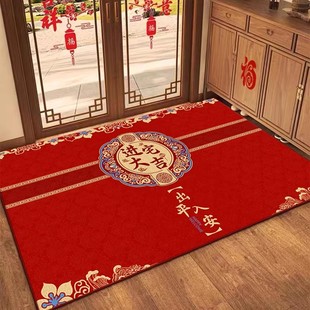 日本乔迁别墅入户门地垫进门大门门口2025家用装 饰红地毯门垫脚垫