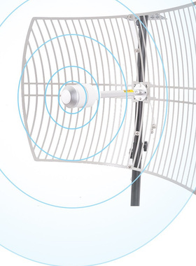 双极化栅格天线抛物面4GMIMIO天线适合工业路由手机信号放大器天线1700-2700MHz双N母2G3GGSM LTE4g路由器LTE