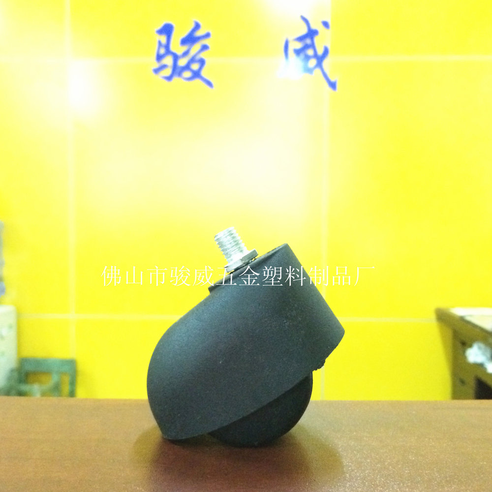 50mm丝杆万向轮，大面包轮，PU面