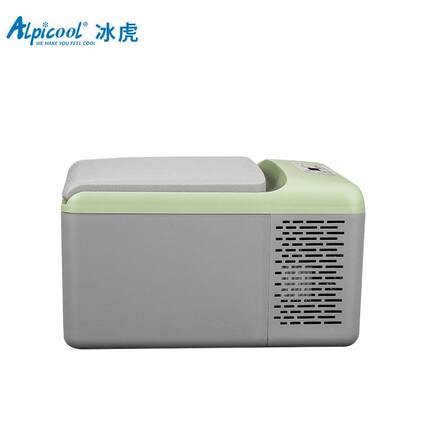 冰虎车载冰箱9升小型压缩机制冷车家两用迷你12V户外冷冻冷藏冰柜