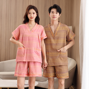 汗蒸服男洗浴服女按摩桑拿服刮痧采耳足浴理疗服酒店汤泉衣服汉蒸