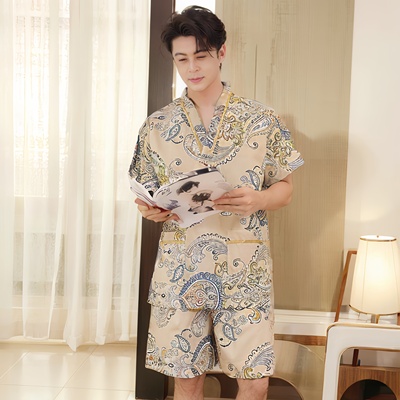 高档汗蒸服男洗浴服女大码洗浴中心睡衣按摩桑拿服熏蒸汉蒸足浴服