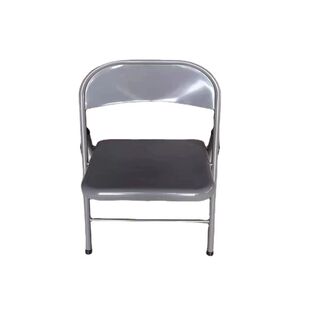 光板桥牌全钢铁躺椅折叠椅靠背折椅办公椅塑料外贸加工定制折叠椅