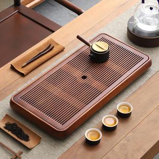新款 茶台高级 电木款 茶盘竹制精品高端家用客厅小号干泡储水式