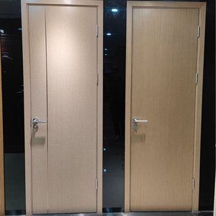 厂家直销木质防火门酒店客房进户门避难间免漆板木质防火防盗门