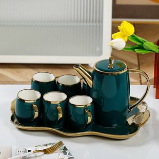 2024新款 茶具套装 轻奢高档陶瓷水杯茶壶茶杯家用客厅待客结婚礼品