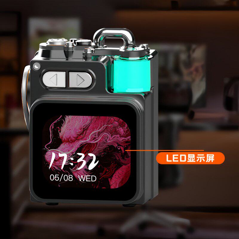定制蓝牙音箱DK08APP显示屏金属无线插卡重低音蓝牙音响K15定制