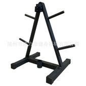 驰尚杠铃片收纳架器材架哑铃片放置挂架家用杠铃杆奥杆存放存储架