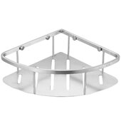 304不锈钢浴室置物架 卫生间三角板篮收纳架壁挂卫浴板篮转角架