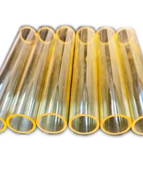 激光焊接晶体护套管滤紫外导流激光器件300W600W1200W黄色耐高温