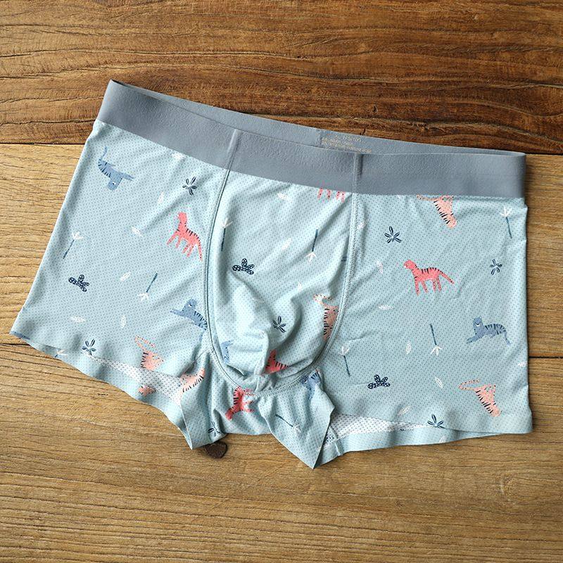 通标原创无痕透气网孔冰丝男士内裤平角裤夏季超薄潮青年四角短裤,女士内衣/男士内衣/家居服,男平角内裤,淘宝优惠券,粉丝福利购,淘宝优惠卷