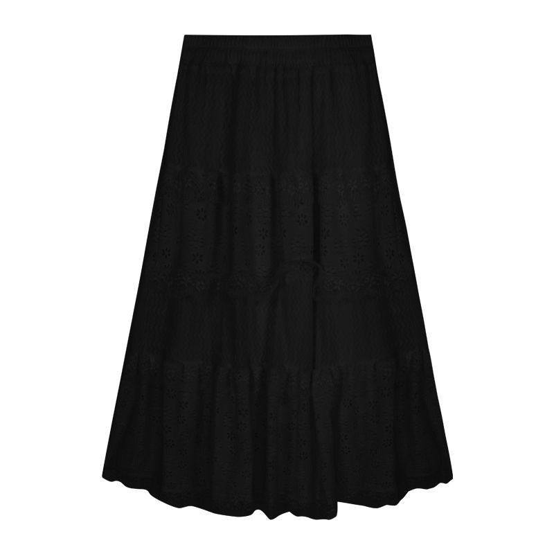 白色芭蕾风半身裙女装秋冬蛋糕裙仙女裙蕾丝半裙小个子字裙长裙,女装/女士精品,大码半身裙,淘宝优惠券,粉丝福利购,淘宝优惠卷