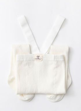 2021秋季新款儿童背带打底裤纯色细条纹宝宝连裤袜小童背带连脚裤