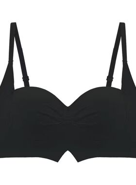 直播爆款立体内衣女小胸聚拢显大无痕上托半杯零束缚舒适文胸罩