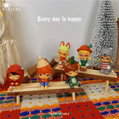 盲盒场景道具长桌长凳迷你手工diy摆件陈列拍照道具娃屋配件手工