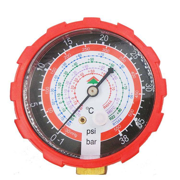 ?yyoHS-536C空调加氟双表组 冷媒雪种压力表 汽车空调冲氟冷