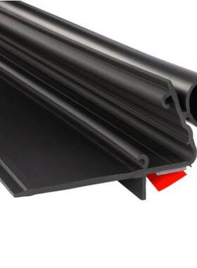 房车密封条RV旅居车拖车滑轨胶条拓展仓滑出黑色D型橡胶018-312