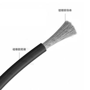 顺佳特软硅胶软线UL3239 美标1.5平方3kv耐高压高温硅胶线 16awg