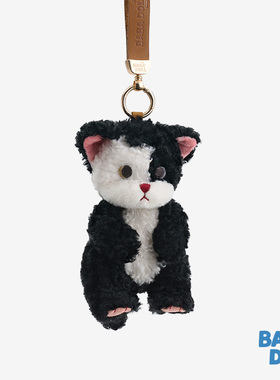 BABADOLL没有猫特别神经质版 大挂偶奶牛猫挂饰件钥匙扣