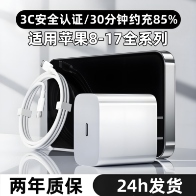 【原封正品】苹果8-17快充充电器