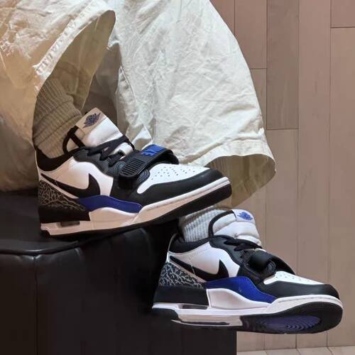 Air Jordan Legacy AJ312 Low 雾灰蓝耐克低帮休闲篮球鞋CD9054