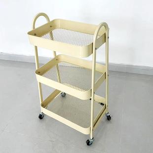 字多小推车家用厨房置物架型可移A动层收纳架现货卧室零食整理架