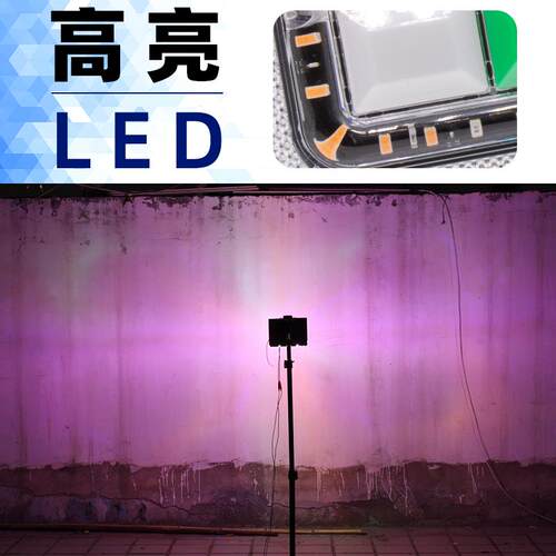 LED货车爆闪灯24V防水强光警示灯防追尾灯挂车尾部七彩流水刹车灯