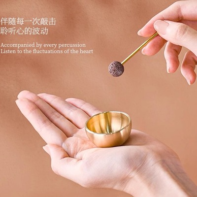 迷你颂钵音疗静心冥想解压摆设