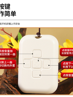 小型挂件播放器,单循环,内置38个经典曲目,可自定义曲目,为老